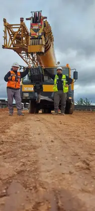 Trabajo de izaje y transporte en terreno, foto 72 de 109