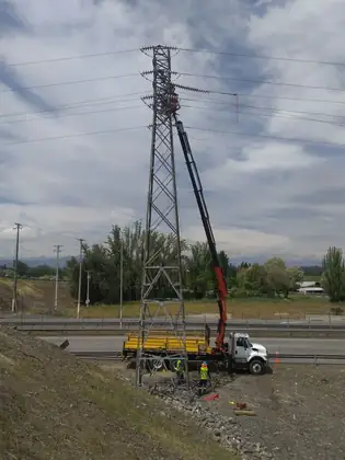 Trabajo de izaje y transporte en terreno, foto 105 de 109